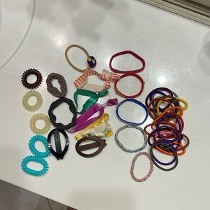 Various Hair Ties 40 Pieces